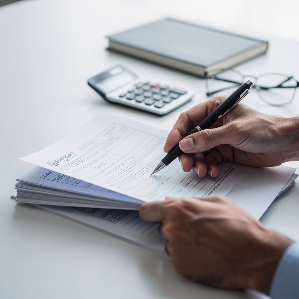 BAYFRONT TAX GROUP expert assisting with ITIN application documents in Chula Vista